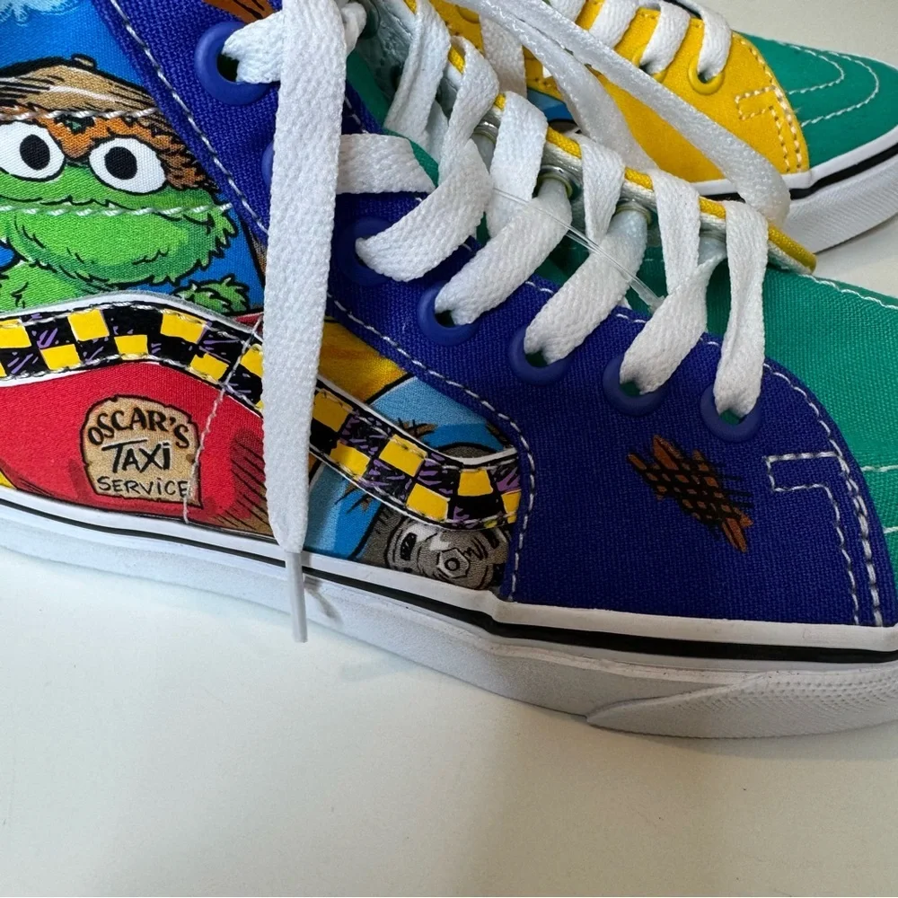 Vans Sesame Street Sk8-Hi 'Multi-Color size men 3.5 women 5